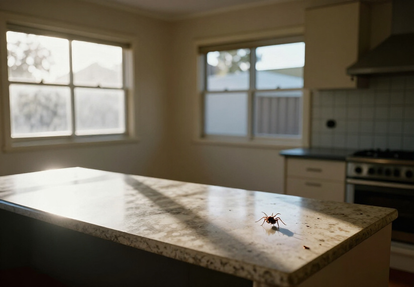 Termite damage in a Condell Park home before treatment